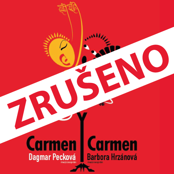 Plakát CARMEN<br>Dagmar Pecková<br>Barbora Hrzánová