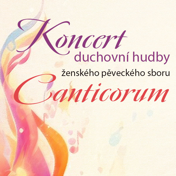 Plakát Koncert duchovní hudby – Canticorum